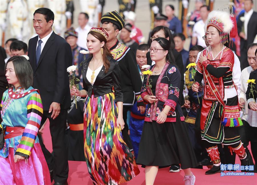 （时政）（24）烈士纪念日向人民英雄敬献花篮仪式在京隆重举行