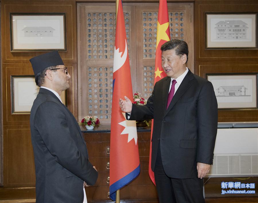 （时政）习近平会见尼泊尔联邦院主席蒂米尔西纳