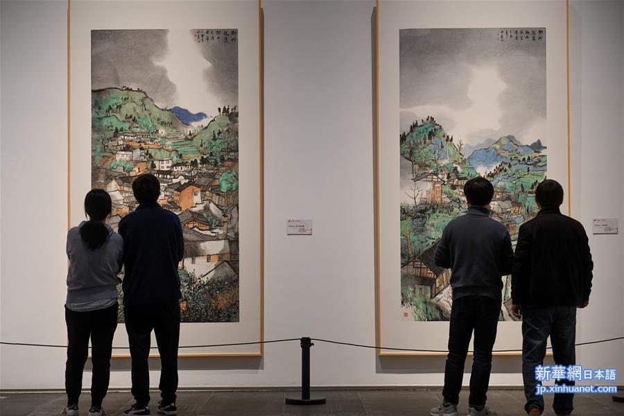 （新华视界）（1）走进首届“湖南·中国画双年展”