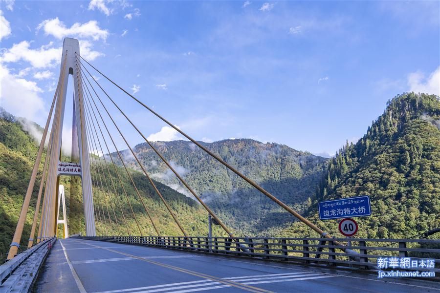 （新华视界）（5）西藏波密：壮观的迫龙沟特大桥