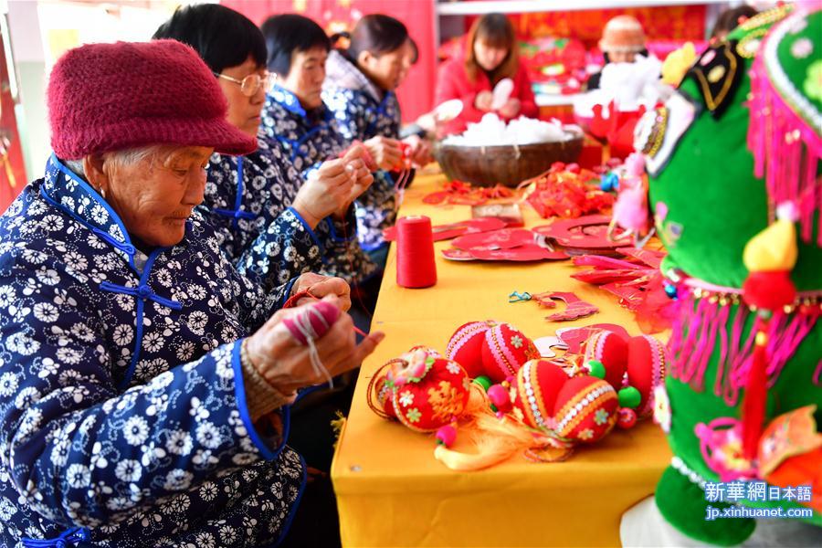 （经济）（1）山西万荣：传统刺绣助农增收