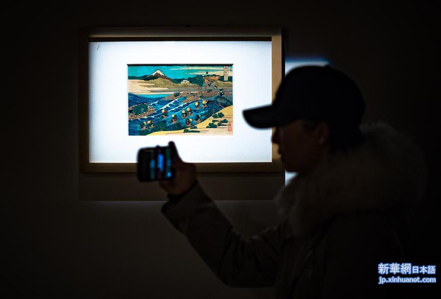 （文化）（6）日本浮世绘《富岳三十六景》在湖北首展