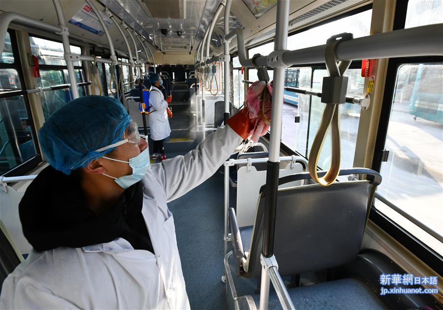 （聚焦疫情防控）（4）济南公交加强卫生防疫保障运营