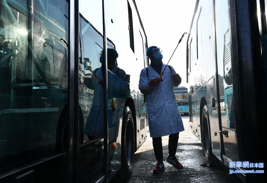 （聚焦疫情防控）（6）济南公交加强卫生防疫保障运营
