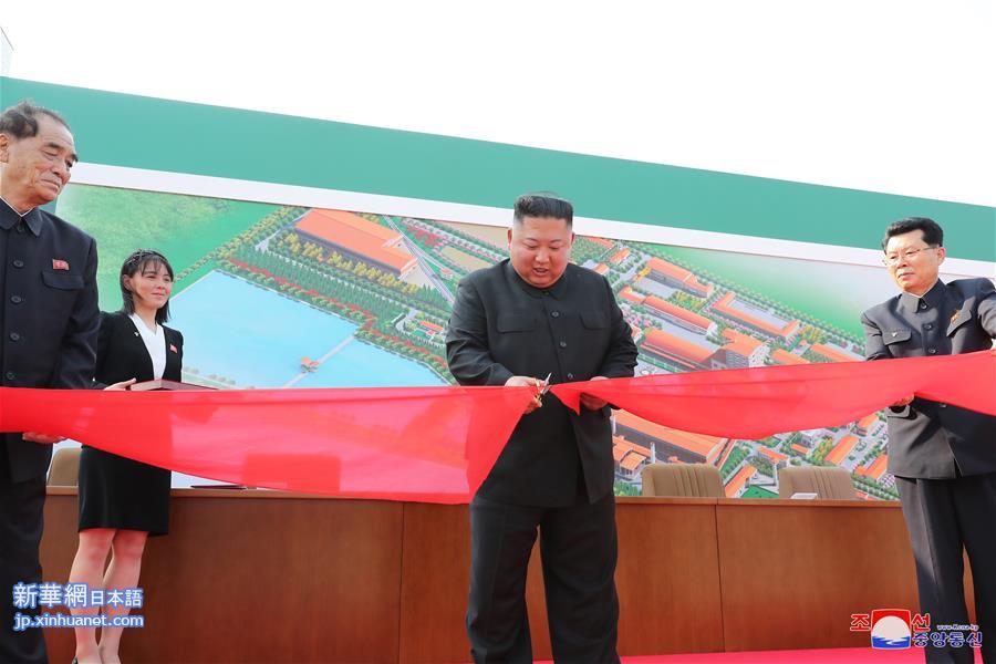 （请以此说明为准）（国际）朝鲜最高领导人金正恩出席顺川磷肥生产基地竣工仪式