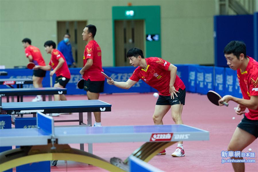 （体育）（1）乒乓球——国乒与中国澳门集训队青年组选手交流