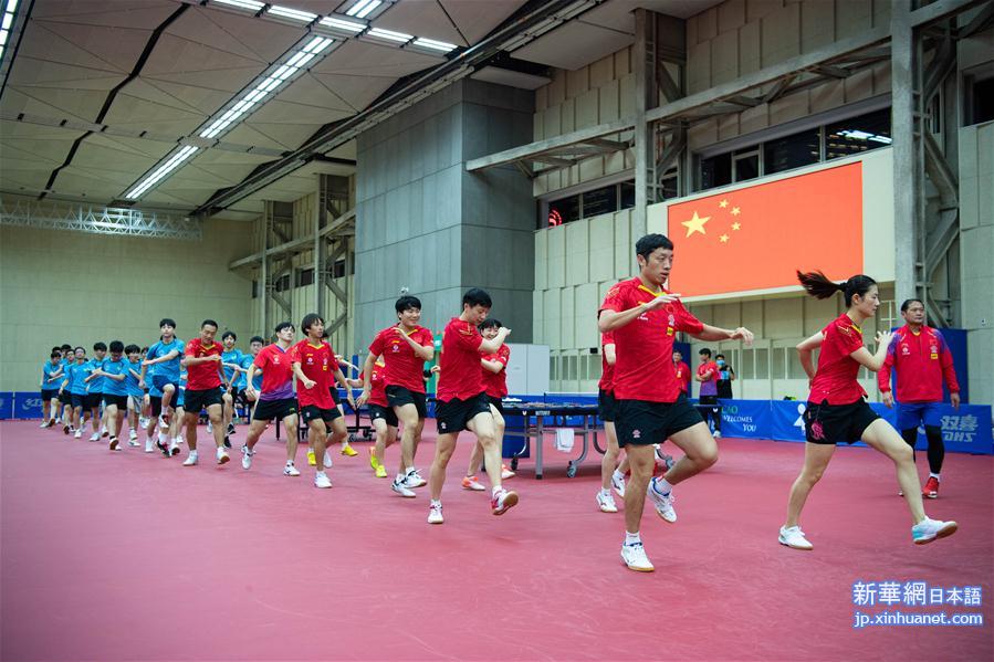 （体育）（10）乒乓球——国乒与中国澳门集训队青年组选手交流