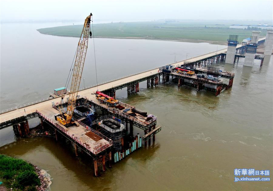 （聚焦复工复产）（6）国道207孟州黄河大桥加紧建设