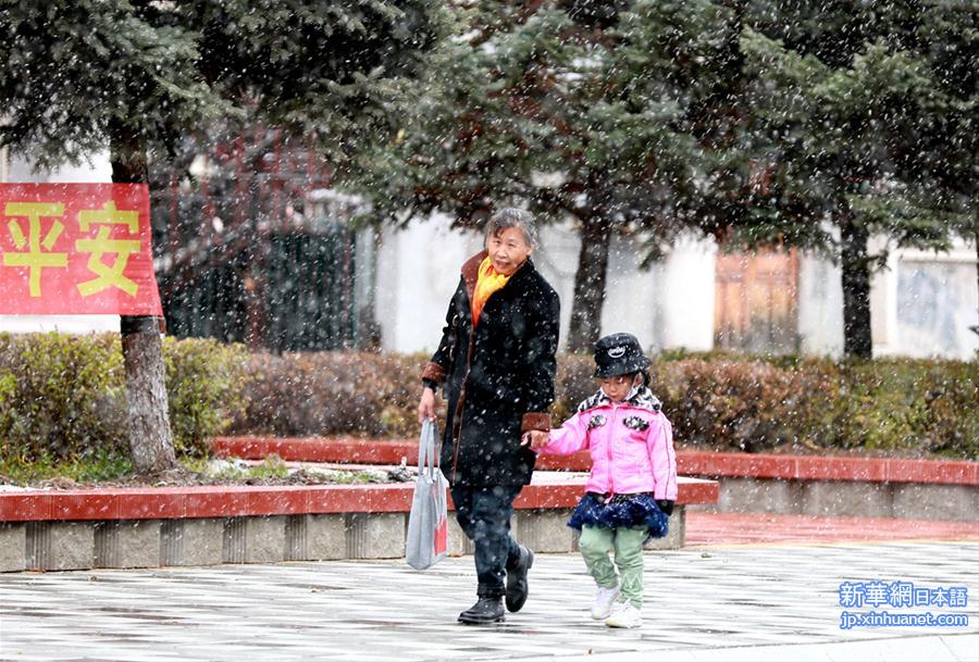 （图文互动）（2）黑龙江省大兴安岭地区迎来秋后首场降雪