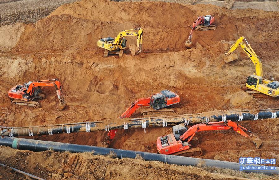 （经济）（1）河北唐山：中俄东线天然气管道工程河北丰润段加紧建设