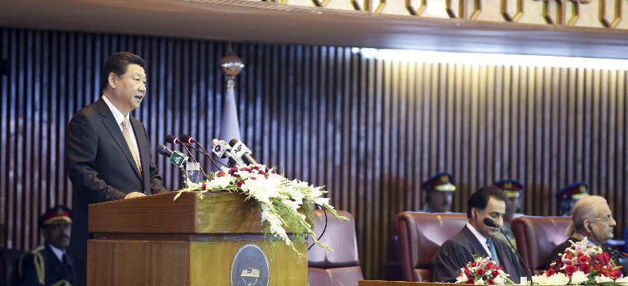 習近平主席、パキスタン議会で重要な講演を発表