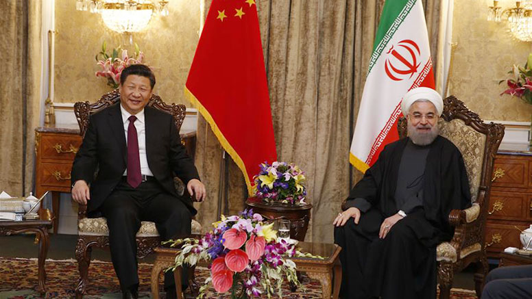 習近平主席がイランのロウハーニー大統領と会談