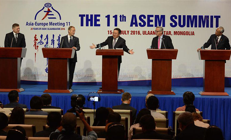 第11回アジア欧州会議（ASEM）首脳会合、閉幕へ