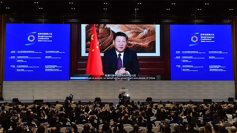 習近平国家主席が第3回世界インターネット大会開幕式でビデオメッセージを通して重要演説を発表