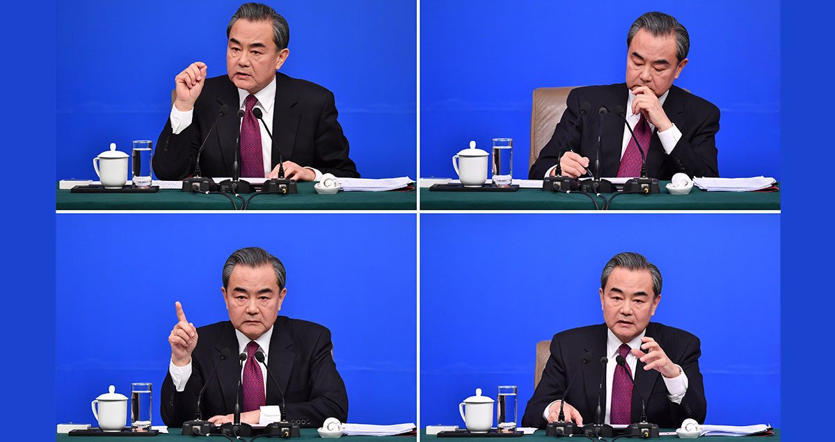 王毅外交部長、「中国の外交政策と対外関係」について記者の質問に答え