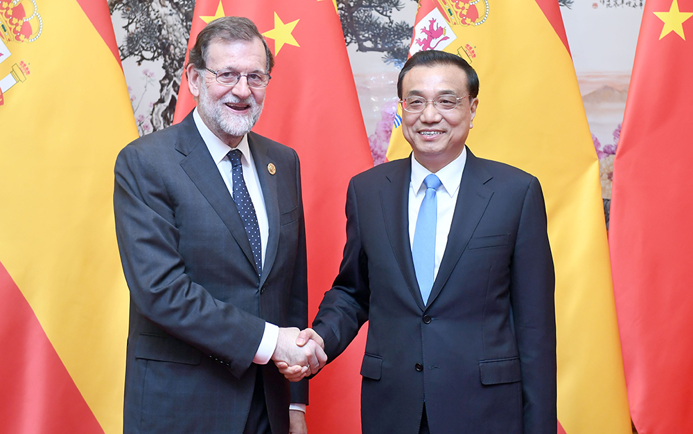 李克強総理、スペインのラホイ首相と会見