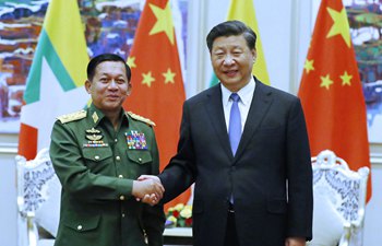 習近平主席、ミャンマー軍最高司令官と会見