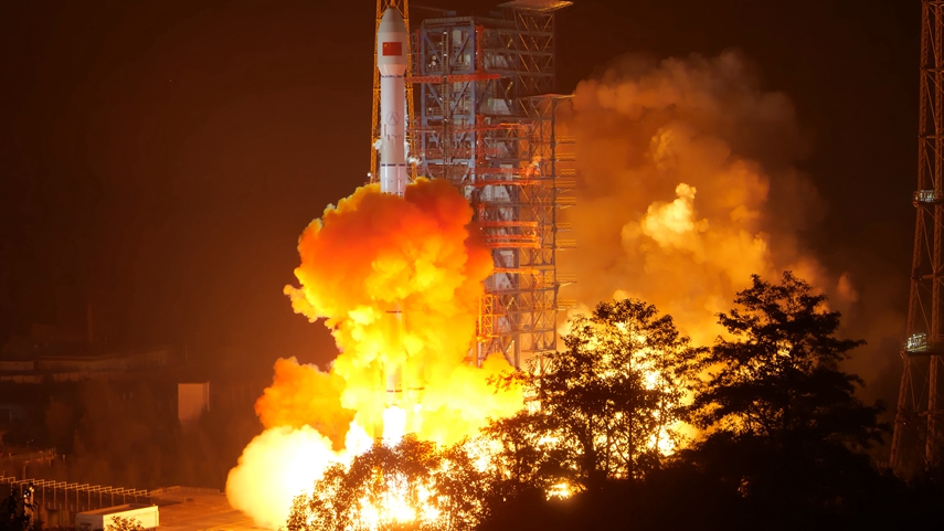 中国、通信技術試験衛星９号の打ち上げに成功