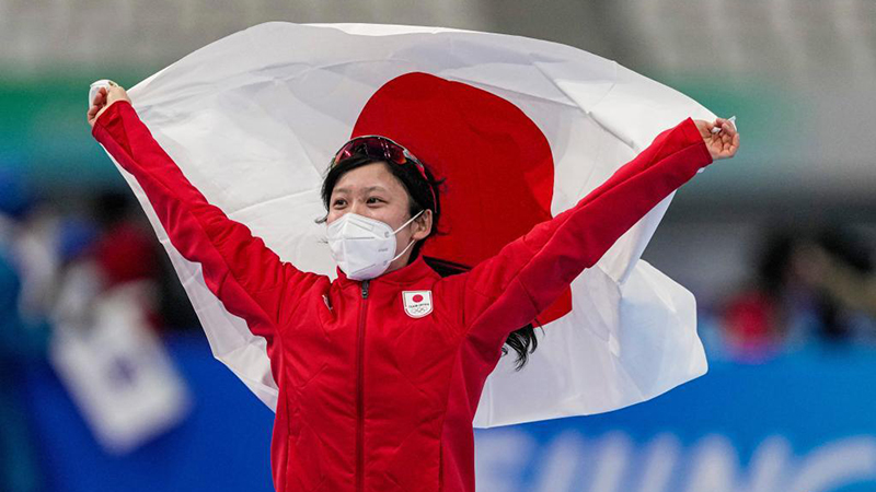 スピードスケート女子５００ｍ、日本の高木美帆が銀メダル　北京冬季五輪