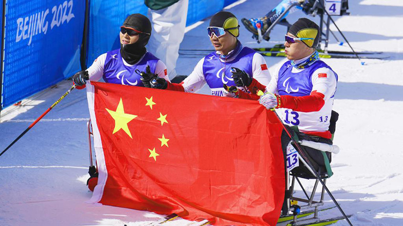 距離スキー男子１８キロ、中国の鄭鵬が金メダル　北京冬季パラ