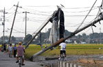 日本埼玉県で竜巻が発生、負傷者２７人