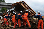 日本広島県の洪水災害　死亡者49人まで増加