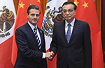 李克強総理がメキシコのペーニャ大統領と会見