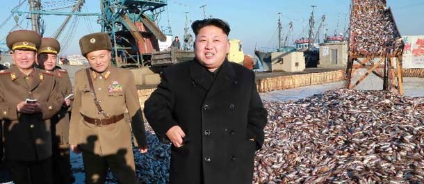 金正恩氏　朝鮮人民軍に所属する水産事業所を視察