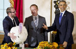 オバマ大統領、サンクスギビングのシチメンチョウを赦免
