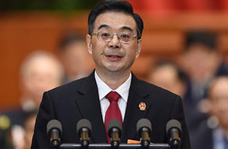 中国最高人民法院の周強院長が活動報告を行い