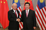 習近平主席はマレーシアのナジブ首相と会見