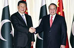 習近平主席はパキスタンのシャリフ首相と会談を行った