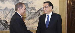 李克強総理、マレーシアのアブ・ザハル上院議長と会見