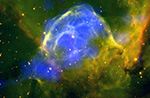 欧州宇宙機関が撮影した星雲NGC2359の美しい写真