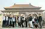 日本の観光客、故宮を参観
