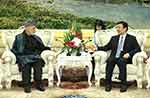 李源潮副主席、アフガンのカルザイ前大統領と会見