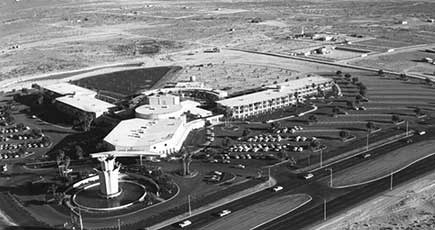 ラスベガス、1959年の航空写真