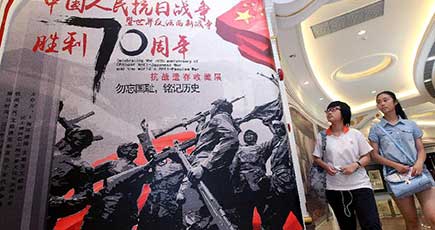 上海：抗日戦争を記念