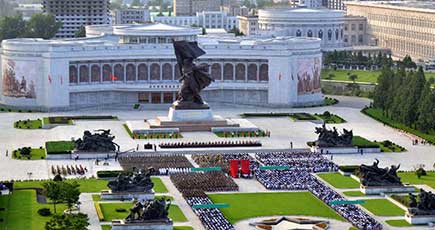 朝鮮、祖国解放戦争勝利62周年を祝う