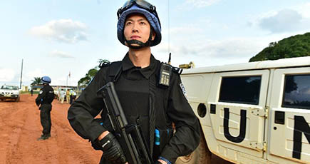 リベリア大統領、中国の平和維持警察隊が平和と安定のために貢献したことに感謝