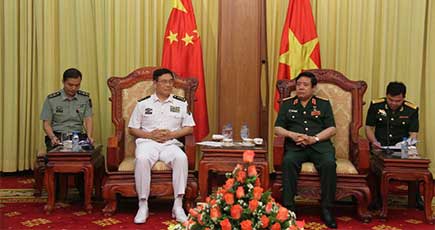 ベトナム国防相、孫建国中国副総参謀長と会見