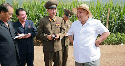 金正恩氏、朝鮮人民軍に所属する1116号農場を視察
