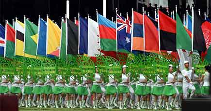 第15回世界陸上選手権開会式が北京で開催