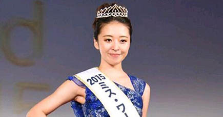 22歳の女子学生は2015年ミス・ワールド日本代表に選ばれ