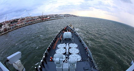 中国海軍艦隊、ポルトガル訪問を開始
