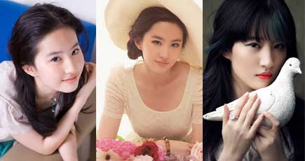 写真で見る中国女優劉亦菲　清純で可愛くてセクシー