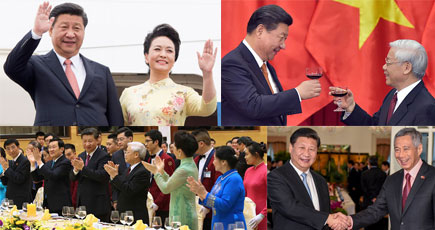 習近平主席のベトナム、シンガポール公式訪問全過程の素晴らしい写真集