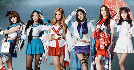 韓国のアイドルグループT-araが艦これのコスプレで中国登場