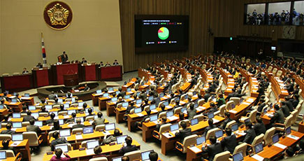 韓国国会が中韓自由貿易協定を表決し、可決