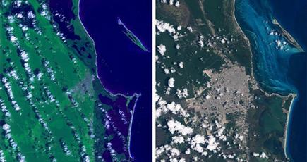 衛星写真が語る地球環境の巨大変化